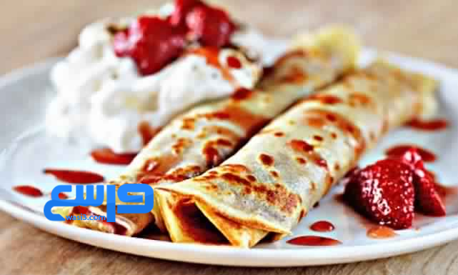 طريقة عمل كريب بالمربى الفراوله او المشمش طريقة عمل كريب بالمربى الفراوله او المشمش